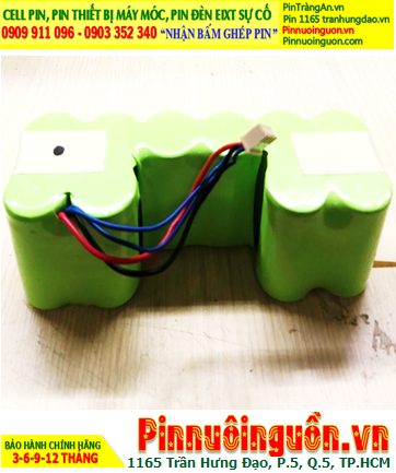 Pin sạc 12v-3000mAh, Pin iRobot 12v-3000mAh, Nhận đóng pin hút bụi Ecovas 12v-3000mAh (NiMh 12v-3.0Ah)