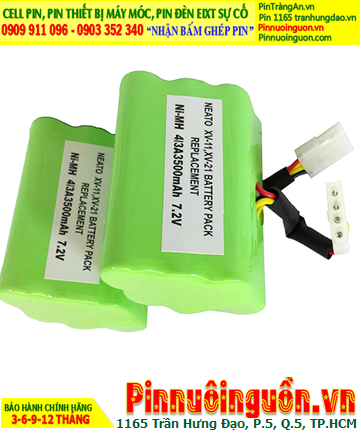 Neato XV-11, Nhận đóng Pin máy hút bụi iRobot Neato 7.2v-3500mAh (NiMh 7/5A 3500mAh-7.2v)