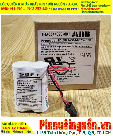 ABB 3HAC051036-001; Pin nuôi nguồn ABB 3HAC051036-001 lithium 3.6v 7200mAh _Xuất xứ Pháp