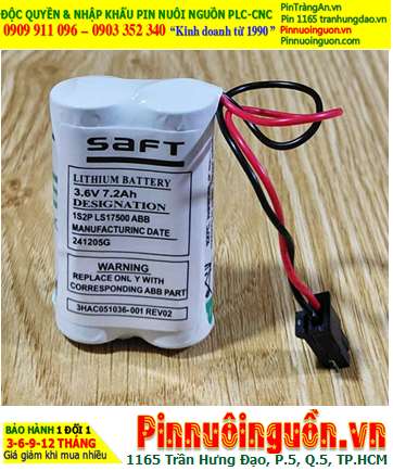 ABB 1S2PLS17500; Pin nuôi nguồn ABB 1S2PLS17500 lithium 3.6v 7200mAh chính hãng _Xuất xứ Pháp