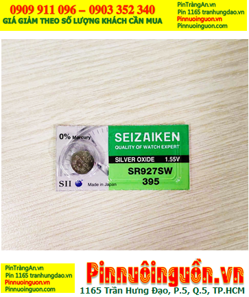 Seizaiken SR927SW, Pin 1.55v Seizaiken SR927SW Pin 395 (Xuất xứ Nhật) /Loại vỉ 5viên