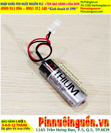 Toshiba ER17500V (Zắc Epson), Pin nuôi nguồn Toshiba ER17500V lithium 3.6v 2700mAh, Xuất xứ NHẬT