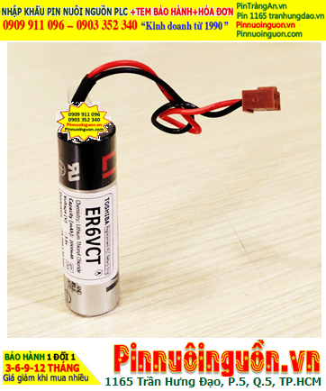 Toshiba ER6VCT; Pin nuôi nguồn PLC Toshiba ER6VCT lithium 3.6v AA 2000mAh chính hãng, Xuất xứ Nhật