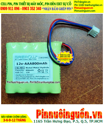 Pin sạc 12v-AAA800mAh, Pin sạc NiMh 12v-AAA800mAh, Pin sạc GREPOW 12v-AAA800mAh chính hãng