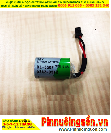 XENO XL-050F; Pin nuôi nguồn XENO XL-050F (ZẮC CẮM) 3.6v 1/2AA 1200mAh _Xuất xứ Hàn Quốc