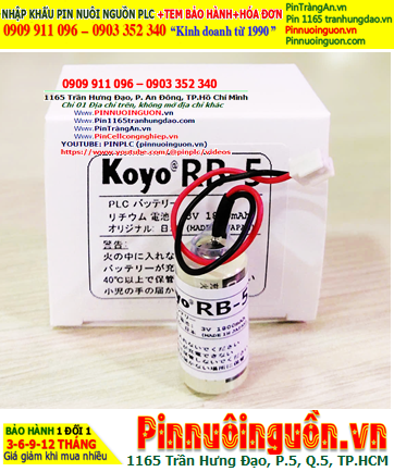Koyo RB-5, Pin nuôi nguồn PLC Koyo RB-5 lithium 3v 1800mAh chính hãng _Xuất xứ Nhật