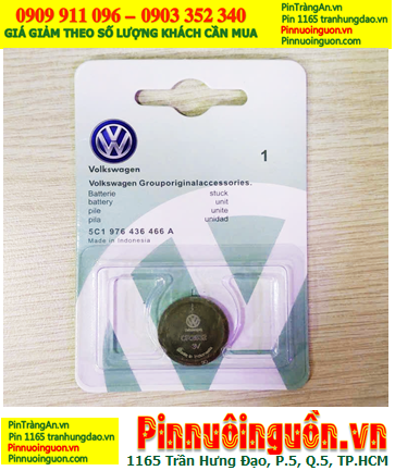 Volkswagen CR2032, Pin Remote Ôtô Volkswagen CR2032 lithium 3v chính hãng