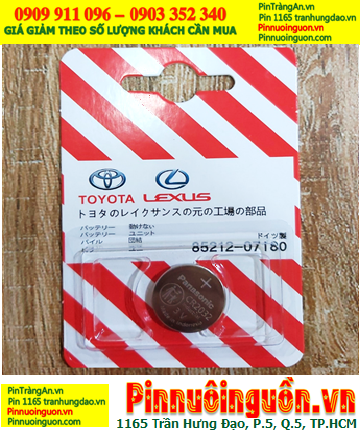 Toyota CR2032; Pin Remote Ôtô Toyota CR2032 lithium 3v chính hãng (Loại vỉ 1viên)