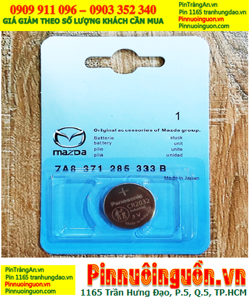 MAZDA CR2032; Pin Remote Ôtô MAZDA CR2032 lithium 3v chính hãng (Loại vỉ 01 viên)