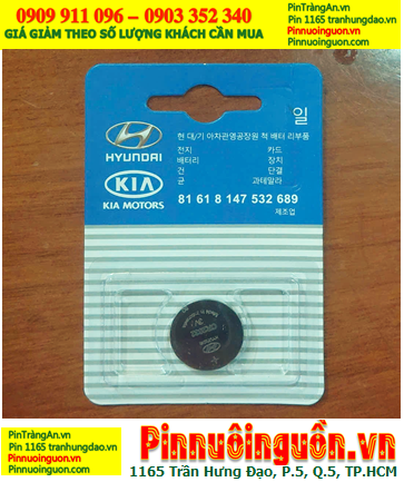 KIA CR2032; Pin Remote Ôtô KiA CR2032 lithium 3v chính hãng, Xuất xứ Indonesia