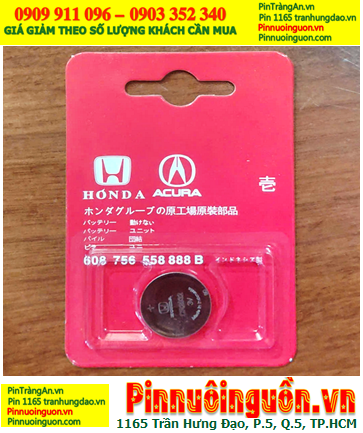 HONDA CR2032; Pin Remote Ôtô HONDA CR2032 lithium 3v chính hãng, Xuất xứ Indonesia