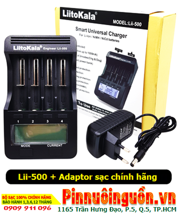 LiitoKala Lii-500 Máy sạc Pin Lithium và Đo Test Dung lượng - Nội trở Pin LiitoKala Lii-500 chính hãng