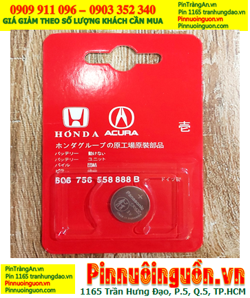 HONDA CR1620; Pin Remote Ôtô HONDA CR1620 lithium 3v chính hãng, Xuất xứ Indonesia