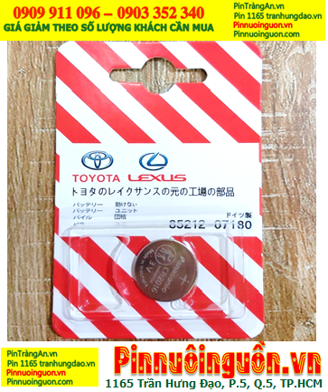 Toyota CR2016; Pin Remote Ôtô Toyota CR2016 lithium 3v |Giá cho Vỉ 1viên