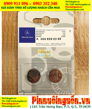 Mercedes-Benz CR2025; Pin Remote Ôtô Mercedes-Benz CR2025 lithium 3v |Giá cho Vỉ 2 viên