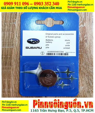 SABARU CR2032; Pin Remote Ôtô SABARU CR2032 lithium 3v |Giá cho Vỉ 1viên