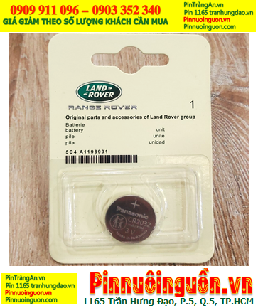 Land Rover CR2032, Pin Remote Ôtô Land Rover CR2032 lithium 3v /Vỉ 1viên