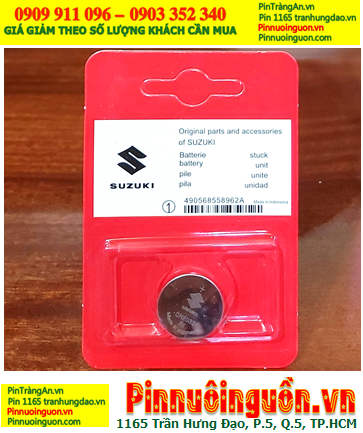 SUZUKI CR2032, Pin Remote Ôtô SUZUKI CR2032 lithium 3v chính hãng /Vỉ 1viên