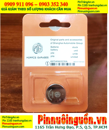 MORRIS GARAGES CR2032, Pin Remote Ôtô MORRIS CR2032 lithium 3v chính hãng