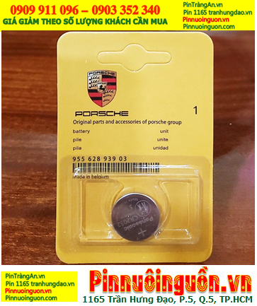 PORSCHE CR2032, Pin Remote Ôtô PORSCHE CR2032 lithium 3v chính hãng /Vỉ 1viên