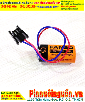 Fanso ER17335M (Zắc Mitsu); Pin Nuôi nguồn Fanso ER17335M lithium 3.6v 2/3A 1700mAh chính hãng