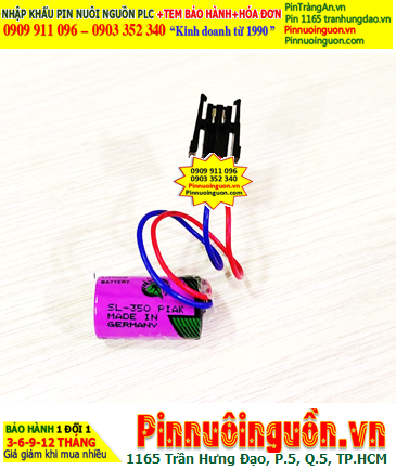 Tadiran SL-350 (Zắc Mitsu); Pin nuôi nguồn PLC Tadiran SL-350 lithium 3.6v 1/2AA 1200mAh chính hãng