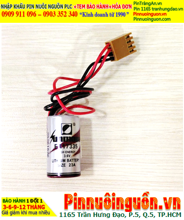 Sunmoon ER17335 (Zắc Omron) _Pin nuôi nguồn PLC Sunmoon ER17335 lithium 3.6v 2/3A 2100mAh