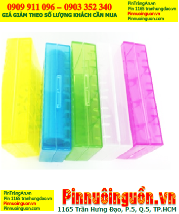 BOX4, Hộp chứa đựng bảo quản 2 viên Pin 18650, 18500, 17500, 16340 |CÒN HÀNG