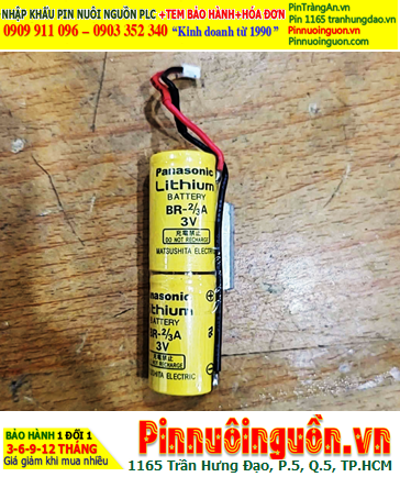 Panasonic 2BR-2/3A (Bộ 2viên), Pin nuôi nguồn Panasonic 2BR-2/3A Lithium 6v 1200mAh, Xuất xứ Nhật