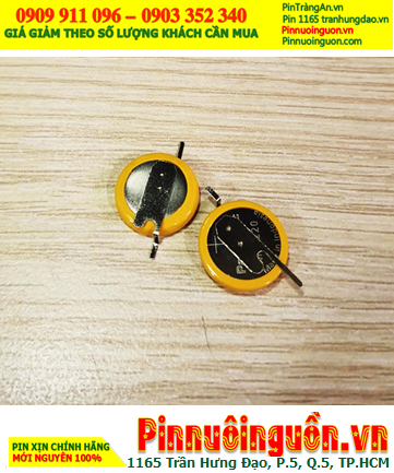 Panasonic ML1220/F1AN (chân thép), Pin sạc 3v lithium Panasonic ML1220/F1BN, Xuất xứ Indonesia