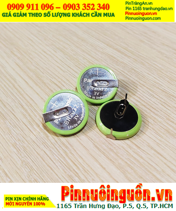 Panasonic BR2032HFN (2chân thép) _Pin 3v lithium Panasonic BR2032 (Chịu nhiệt cao 125°C) /X.xứ Indonesia