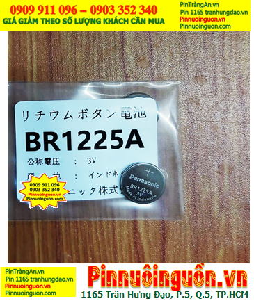 Panasonic BR1225A, Pin 3v lithium BR1225A chính hãng (Loại Pin chịu nhiệt 125°C), Xuất xứ Indonesia