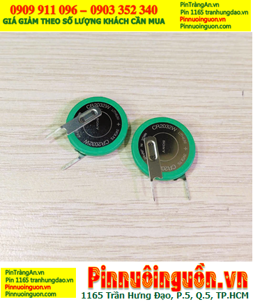 Sony CR2032W (chân thép), Pin nuôi nguồn CMOS Sony CR2032W lithium 3v (chịu nhiệt cao 125°C) NHẬT