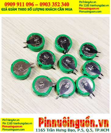 Pin sạc 1/V80H NIMH-NICD Rechargeable Battery 1,2V-80mAh nuôi nguồn CMOS - PLC | hàng có sẳn