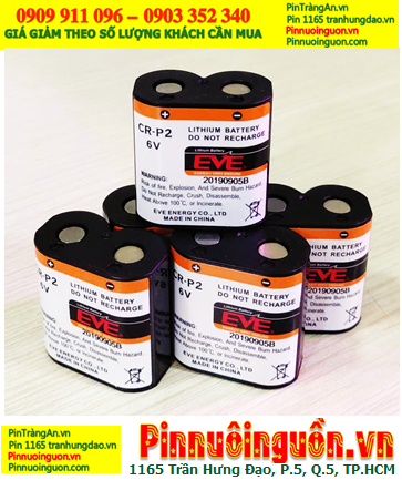 Pin EVE CR-P2 PhotoLithium 6v, Pin 6v Lithium EVE CR-P2 Pin 2CP4036 Pin CR-P2W chính hãng