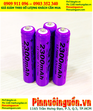 Pin sạc GTL 14500 AA 3.7v 2300mAh, Pin sạc Lithium 3.7v AA GTL 14500 2300mAh chính hãng