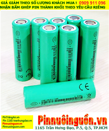 EVE INR18650/25P, Pin sạc 3.7v lithium Li-ion INR18650/25P (2500mAh, Dòng Xả Discharge 10A) chính hãng