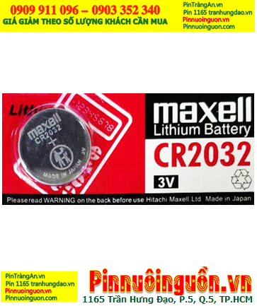 Pin Maxell CR2032 Pin CR2032; Pin 3v lithium Maxell CR2032 chính hãng