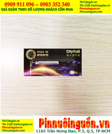 Dyfull CR322, Pin phao câu cá CR322, Pin gắn phao câu cá đêm Dyfull CR322  lithium 3v