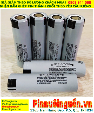 Panasonic NCR16850BD 3200mAh; Pin sạc 3.7v 18650 Panasonic NCR16850BD 3200mAh chính hãng