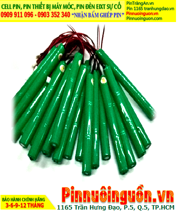 Pin đèn Exit thoát hiểm 3.6v AA1000mAh, Pin đèn sự cố khẩn cấp 3.6v AA1000mAh, Pin Sạc NiMh NiCd 3.6v AA1000mAh