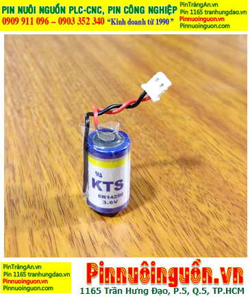 Pin KTS ER14250, Pin nuôi nguồn KTS ER14250 lithium 3.6V 1/2AA 1200mAh chính hãng