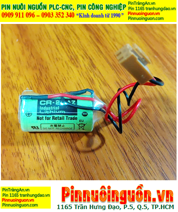 Panasonic CR-2/3AZ, Pin nuôi nguồn PLC Panasonic CR-2/3AZ lithium 3v chính hãng, Xuất xứ Nhật