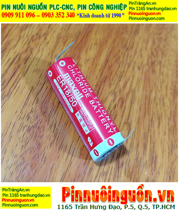 Maxell ER18/50 (chân thép), Pin nuôi nguồn PLC Maxell ER18/50 lithium 3.6v 3650mAh, Xuất xứ Nhật
