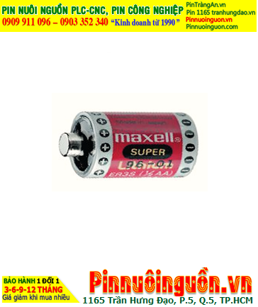 Maxell ER3 Super Lithium; Pin nuôi nguồn PLC Maxell ER3 Super lithium 3.6v 1/2AA 1100mAh _Xuất xứ Nhật