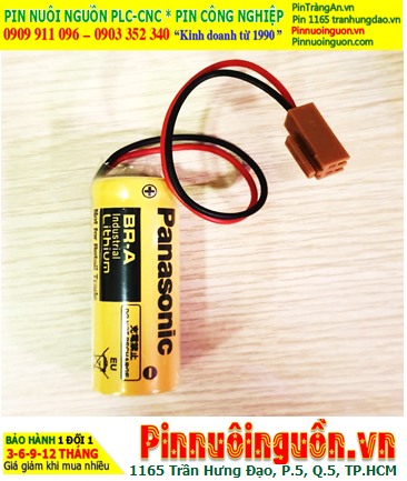 Pin Panasonic BR-A; Pin nuôi nguồn Panasonic BR-A 1800mAh (zắc nâu) _Made in Japan