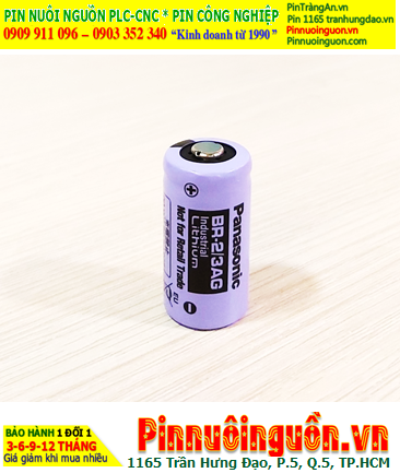 Panasonic BR-2/3AG (Pin BR17335); Pin nuôi nguồn Panasonic BR-2/3AG 2/3A 1450mAh, Xuất xứ Nhật