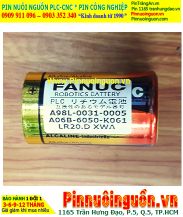 A98L-0031-0005; Pin nuôi nguồn FANUC A98L-0031-0005 Alkaline 1.5v _Xuất xứ Bỉ