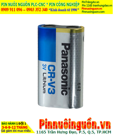 Pin Panasonic CR-V3; Pin CR-V3; Pin nuôi nguồn PLC Panasonic CR-V3 lithium 3v _Made in Japan