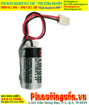 Toshiba ER17330V; Pin nuôi nguồn PLC Toshiba ER17330V lithium 3.6v 1700mAh chính hãng, Xuất xứ NHẬT